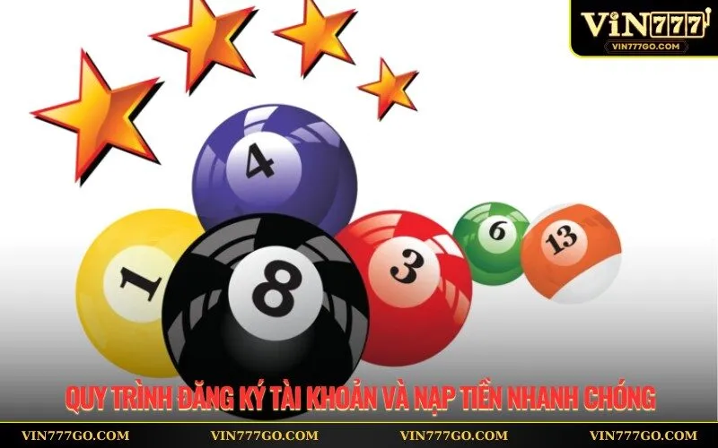 Quy trình đăng ký tài khoản và nạp tiền nhanh chóng